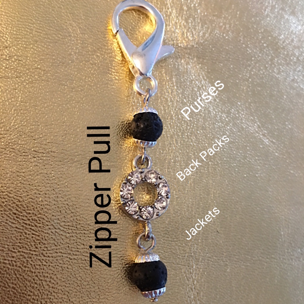 Lava Stones With Rhinestones For Essential Oils